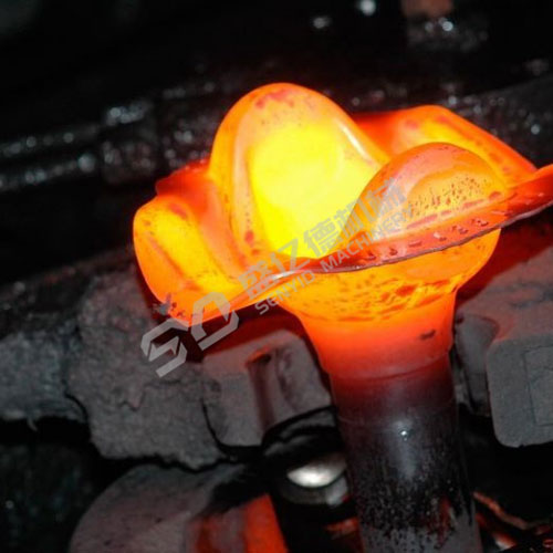 Hot die forged part